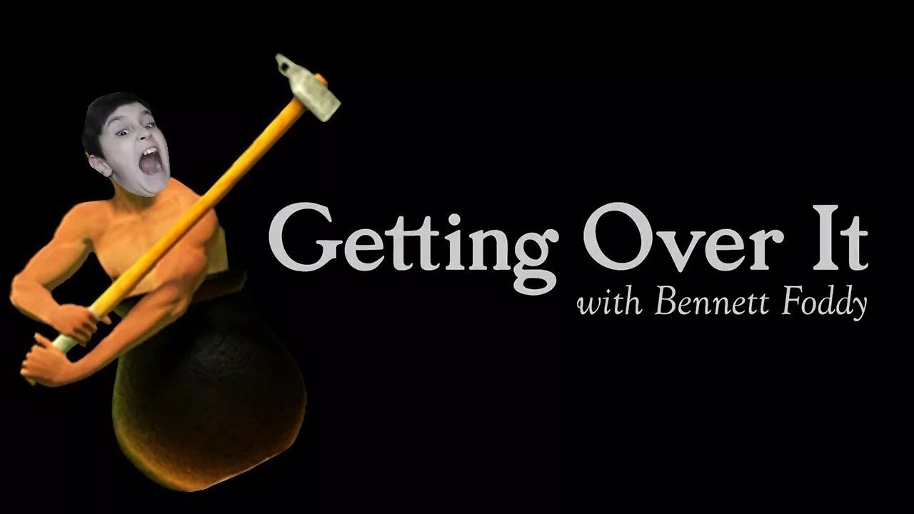 Getting over it. Getting over it with Bennett Foddy. Getting over игра. Getting over it логотип.