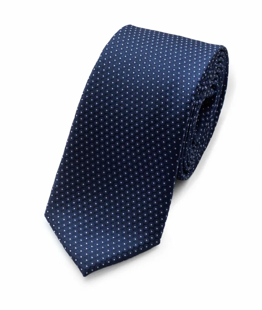 Синий галстук. Темно синий галстук. Галстук мужской. Галстук в крапинку.