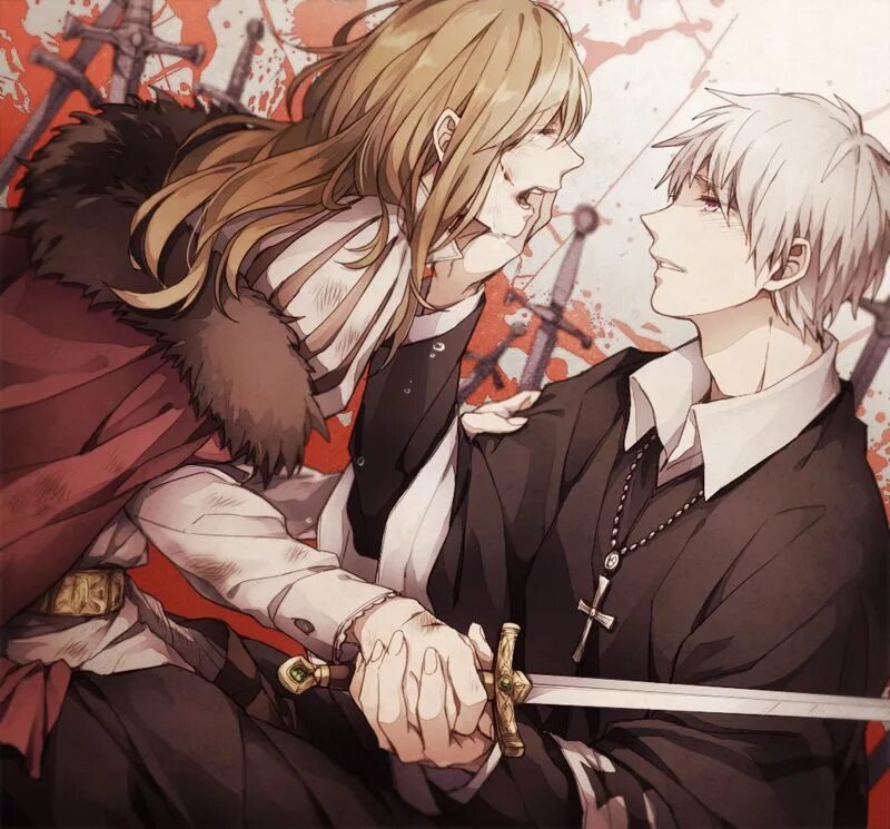 Аниме священник. Священник яой. Haban art. Священник и демон яой. Священник и демон яой.