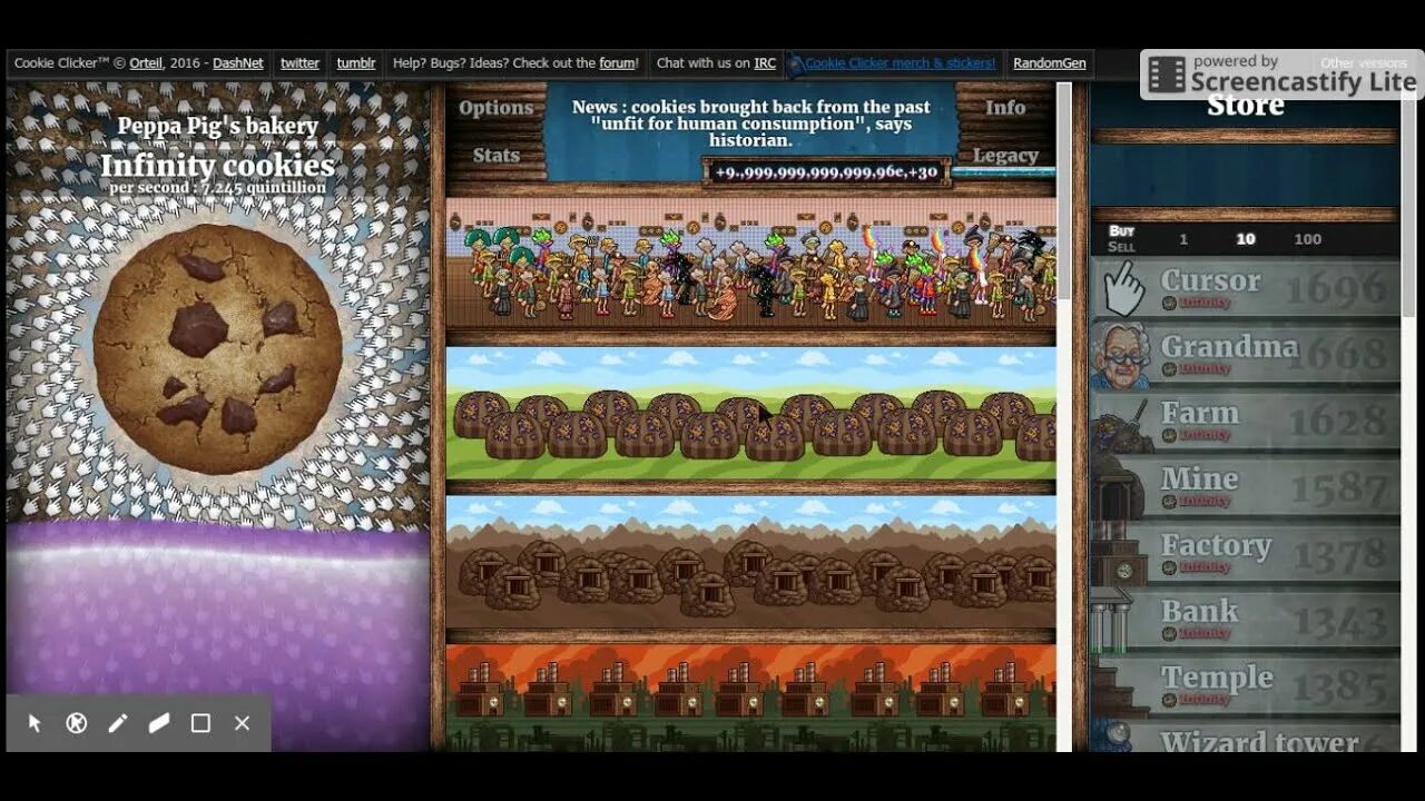 Cookies clicker