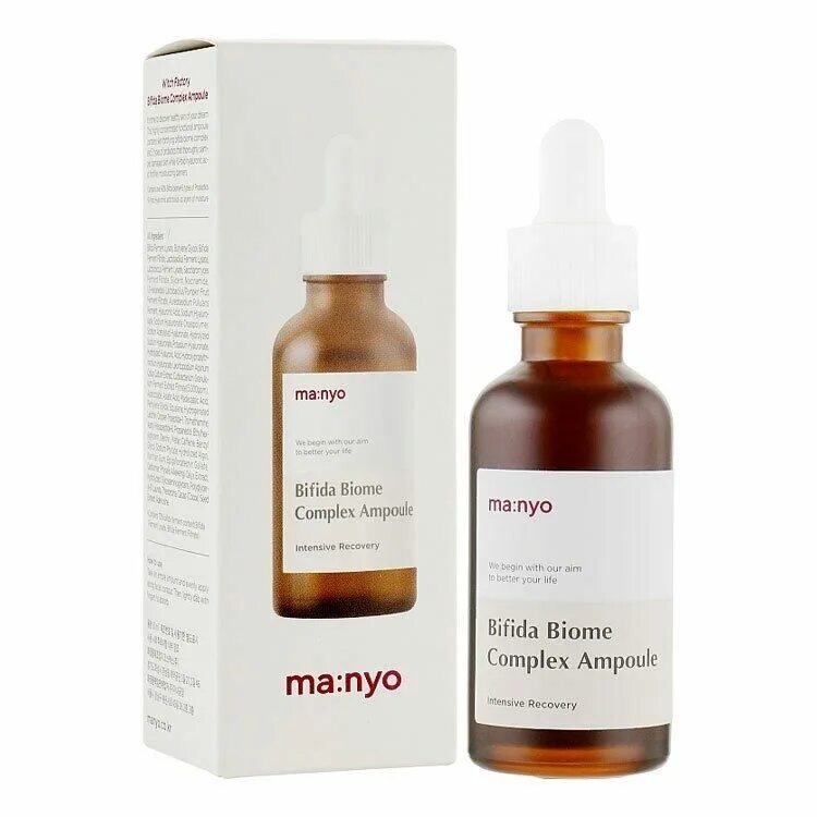 Лизат бифидобактерий. Ma:nyo сыворотка Bifida Biome Complex Ampoule для лица. Manyo Bifida Biome Complex Ampoule 30ml. Сыворотка Manyo Bifida Complex. Manyo Factory Bifida Biome Complex Ampoule (50ml).