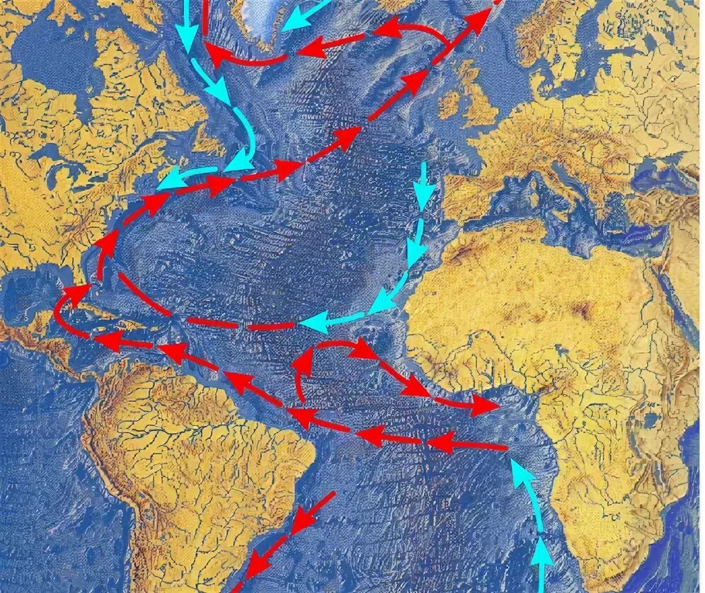 Особенности морских течений атлантического океана