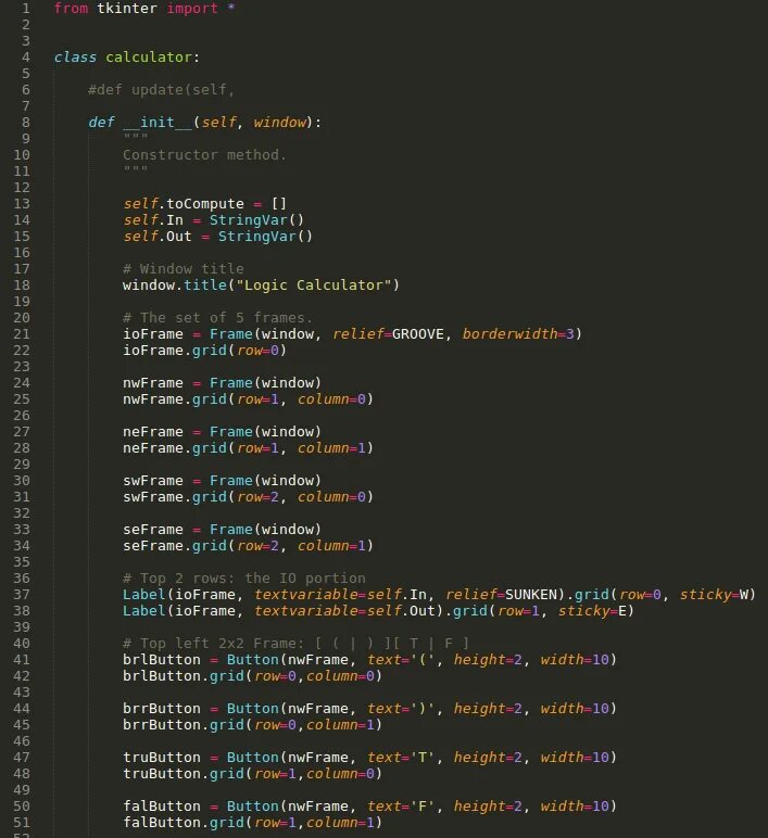 Tkinter python init. Tkinter python init