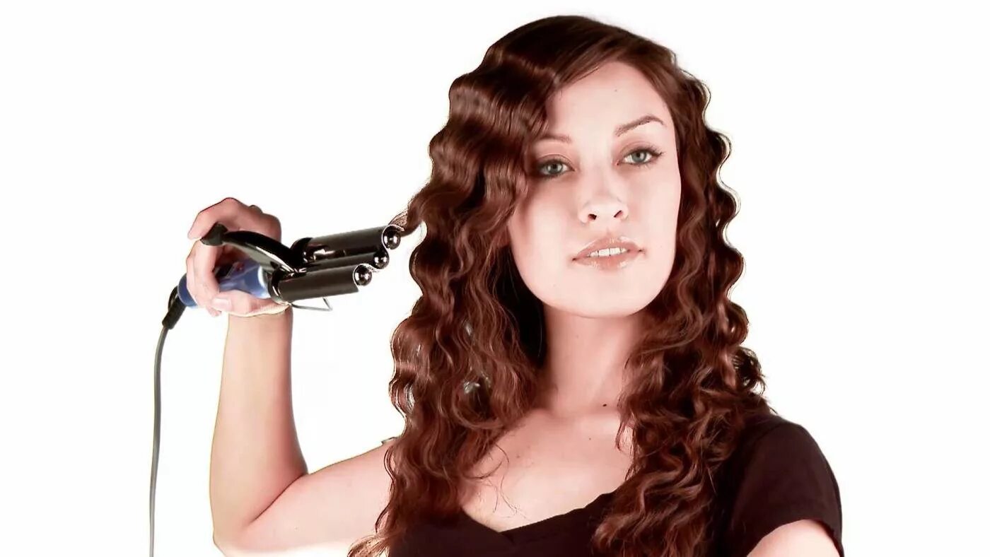 Как называется плойка которая накручивает волосы. Gm 2933 плойка. hair waver babyliss. кудри гофре. крупное гофре на волосах.