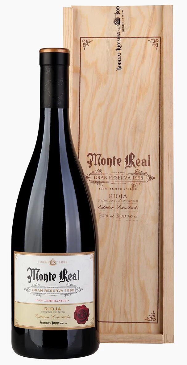 Real gran. Monte real Rioja Gran reserva 1998. Вино Monte real. Вино Eterno. Испанское вино VALDESOL.