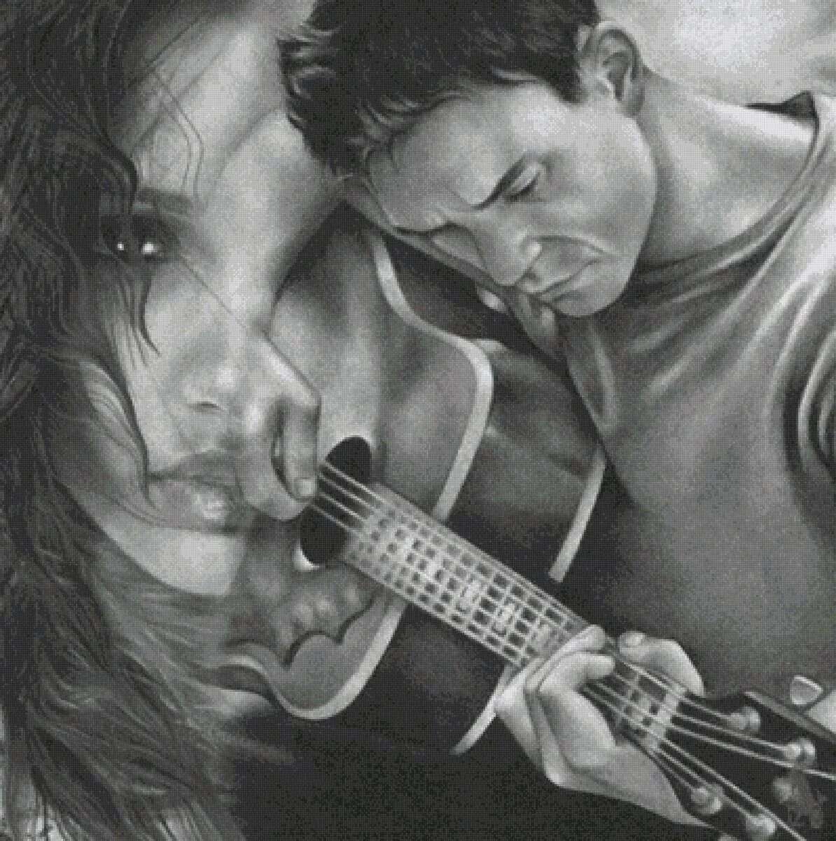 Лучшие друзья музыканты. Влюбленные с гитарой. Мужчина и женщина рисунок. Романтические рисунки. Разлука карандашом.