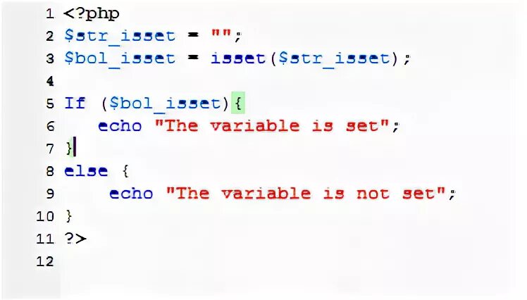 Variable str