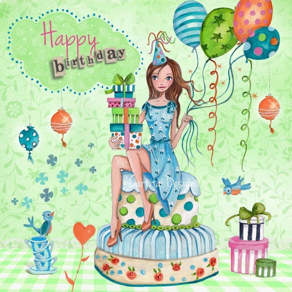 Открытки на день рождения девочке 9 лет. Стильное поздравление с днем рождения. Стильные открытки с днем рождения. С днём рождения девушке. Открытки с днём рождения девочке.