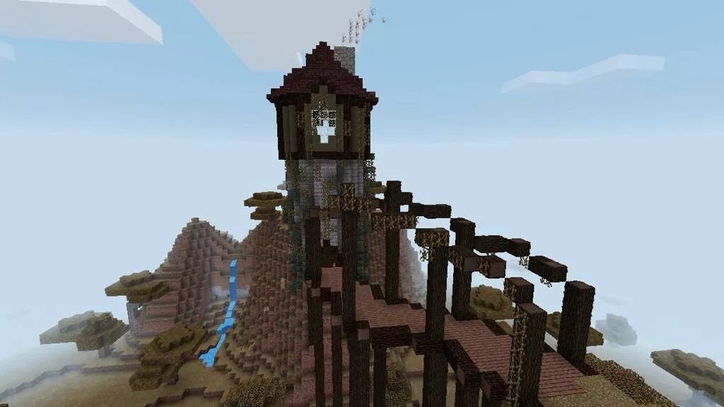 Evil tower mod. Летающая башня. minecraft evil tower. летающая башня в майнкрафт. башня зла майнкрафт.