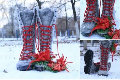 Пара валенок сапог