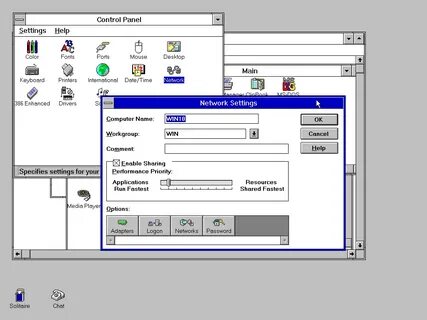Windows 3.1 simulator