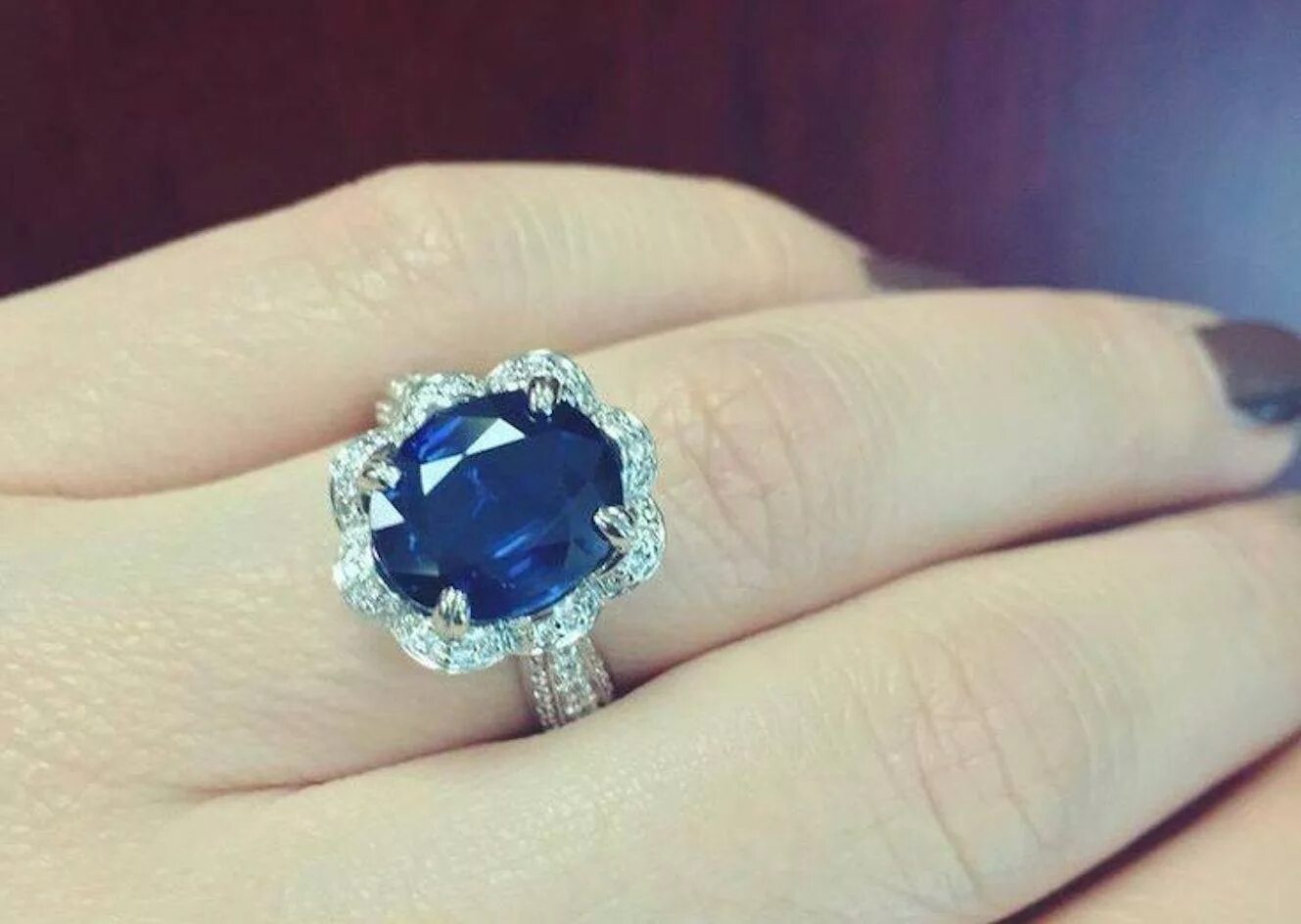 Sapphire Engagement Ring.