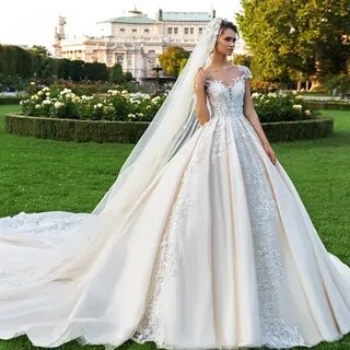 Пышное свадебное платье москва