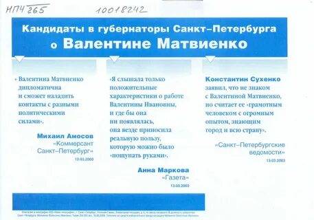 Телефон кандидата