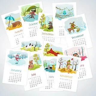 Детский календарь для детей