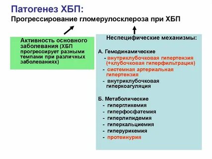 Хронические заболевания почек