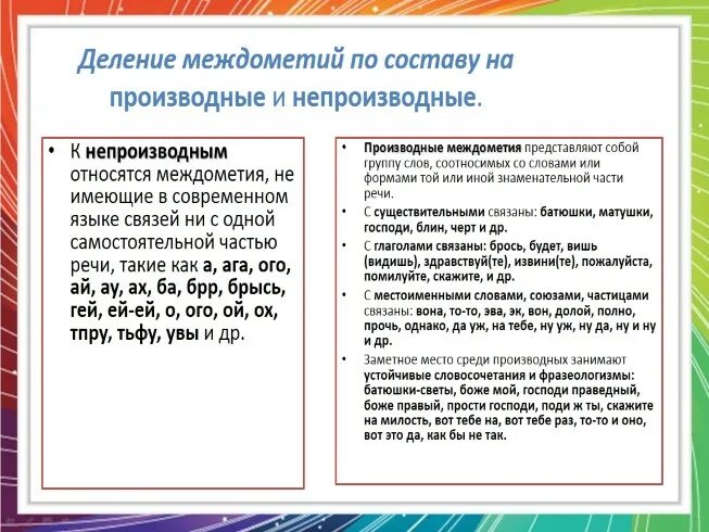 Словарный диктант производные предлоги 7 класс. Производные междометия. Производные и непроизводные междометия. Производные междометия примеры. Первичные и производные междометия.