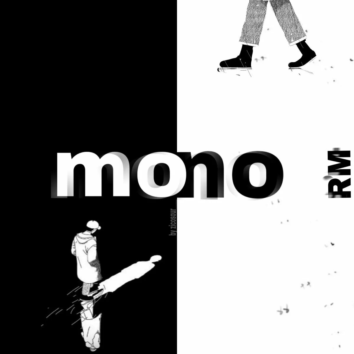 Rm альбом. Намджун микстейп. rm mono альбом. mono обложка альбома. mono bts.