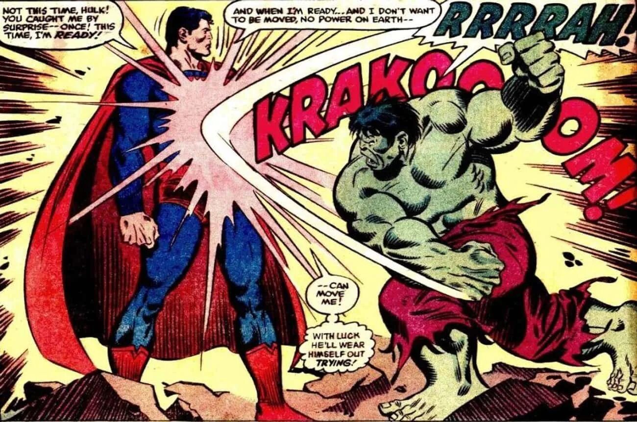 Супермен против Халка. Халк DC. Супермен и Халк. Халк vs Супермен. Первое появление комиксов