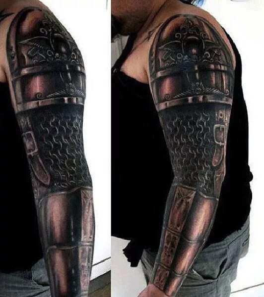 93 Armor Tattoo Designs for Men 2025 Inspiration Guide Armor tattoo, Sleeve tatt