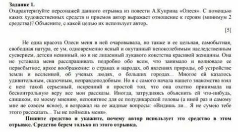 Куприн аргументы