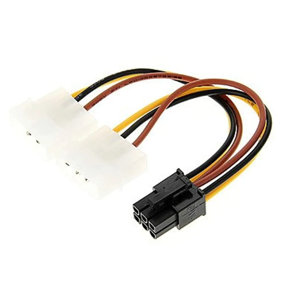 Без дополнительного питания. Кабель x2 Molex на 6pin,. Адаптер питания 4 Pin Molex PCI-E. Molex 6 Pin. Адаптер 4pin Molex на 8pin PCI-E.