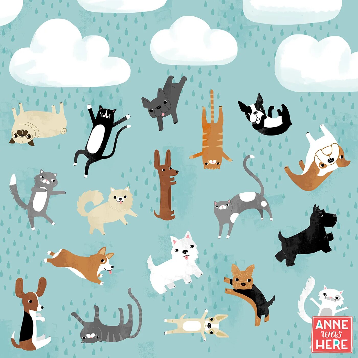It s raining cats. Идиомы it's raining Cats and Dogs. Дождь из кошек. Паттерны с кошками. Rain Cats and Dogs.