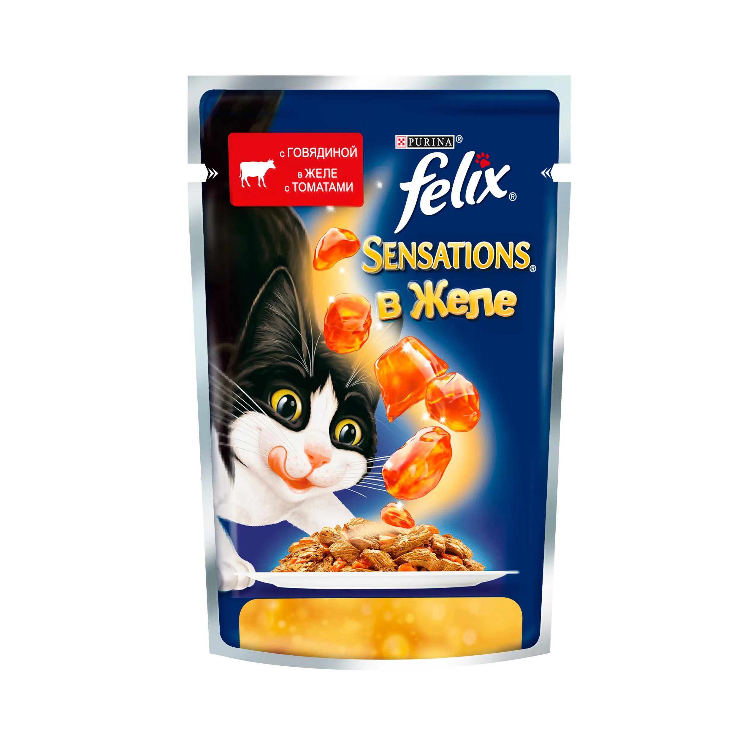 Влажный корм для кошек утка. Корм для кошек Felix Sensations с уткой 24шт. Х 85 Г.