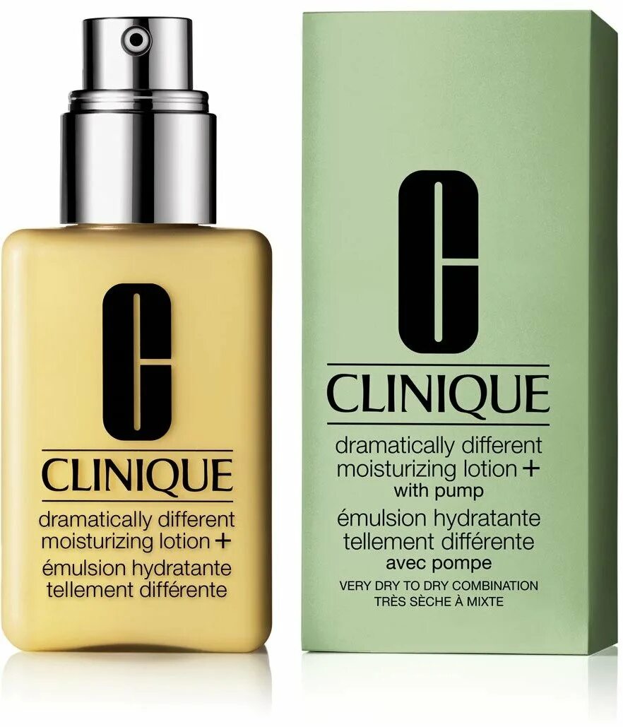 Clinique dramatically different Moisturizing. Clinique dramatically different 125ml. Clinique dramatically different Moisturizing Lotion+. Clinique ID dramatically different Moisturizing Lotion+ Emulsion hydratante tellement differente. Different moisturizing