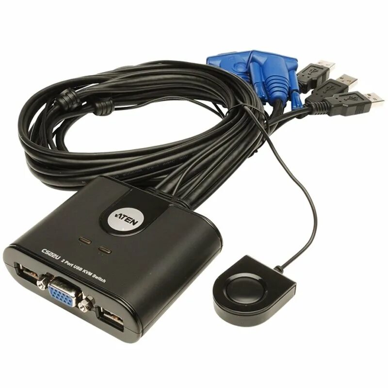 Aten cs22u. Aten cs22u-a7. KVM cs22u. USB KVM Switch 2 Port. Переключение кабеля