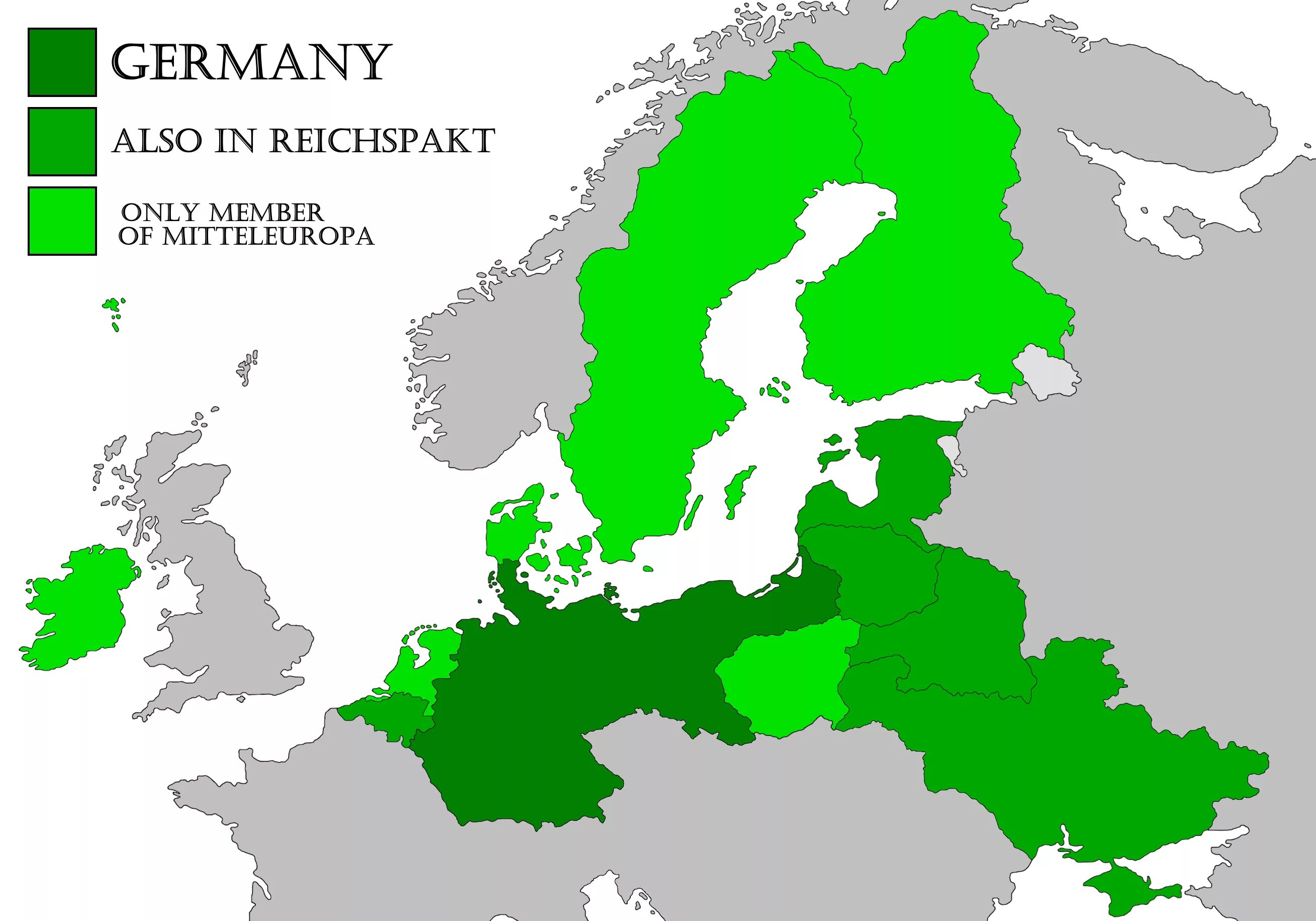 Миттельевропа. Проект Миттельевропа. Австрийская Миттельевропа. Kaiserreich Миттельевропа.