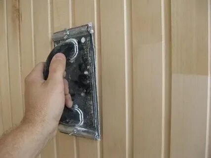 Зачистить вагонку