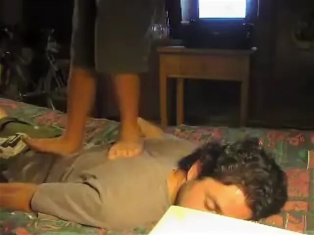 Foot gagging trample