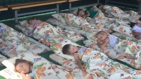 Спят ли дети в детском саду