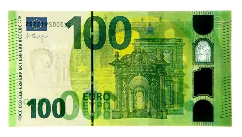 Евро старого образца срок действия. 100 Евро купюра 2002 года. Купюра 100 евро нового образца. 100 Долларов и 100 евро. 100 Евро внешний вид купюр.