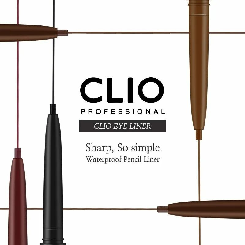 Clio sharp. Clio sharp so simple waterproof pencil liner. clio sharp, so simple waterproof. clio sharp so simple waterproof pencil liner #02 brown.