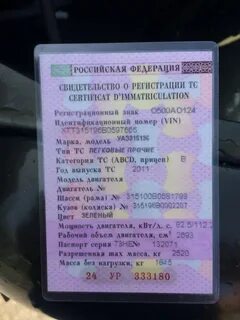 Документы на мотоцикл