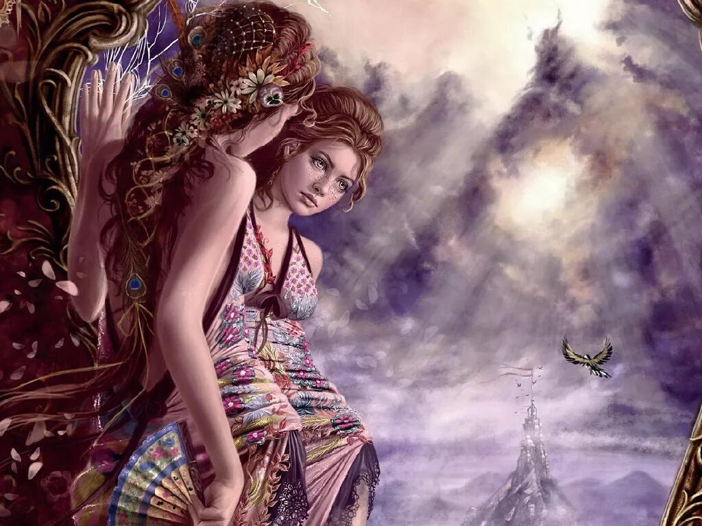 Мир дев. Сказочная девочка. Фэнтези иллюстрации. Мир дев. Красавица фэнтези.