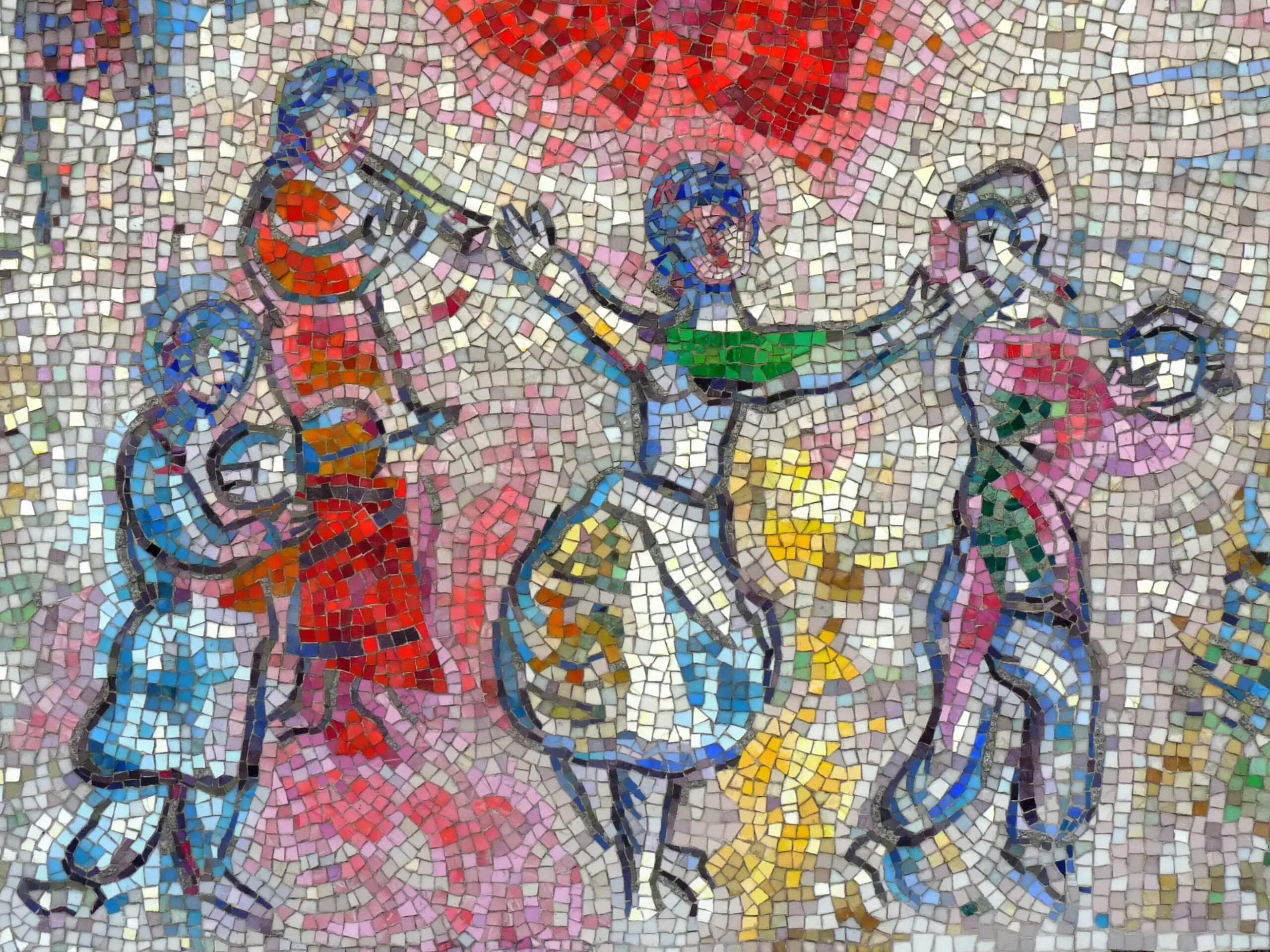 Мозаичные панно марка Шагала «четыре времени года». Шагал времена года