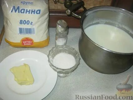 Манная каша сахар