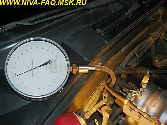 Давление в рампе нива шевроле