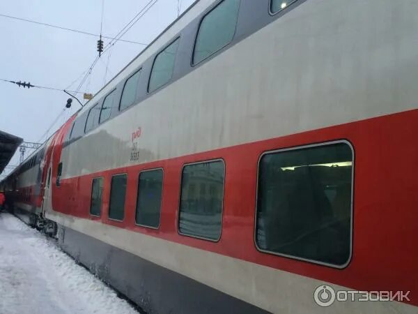 Отзыв о Поезд № 739Ж "Воронеж - Москва" двухэтажный Комфортный, быстрый поезд
