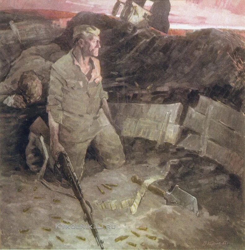 До последнего. Художник карпов вадим петрович. картина до последнего патрона. последний патрон картина. подвиг советского солдата.