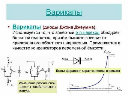 Емкость диода