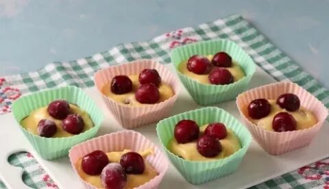 Вкусные маффины в силиконовых формочках