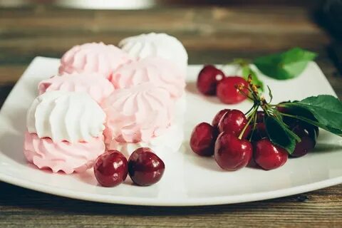 Зефир сливки фрукты