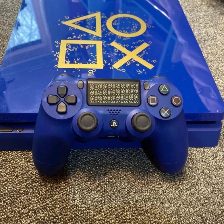 Синяя playstation. Ps4 Slim 500gb. Ps4 Slim Blue. Ps4 Slim Limited Edition. PLAYSTATION 4 Slim синяя.