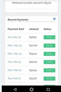 Amount sent