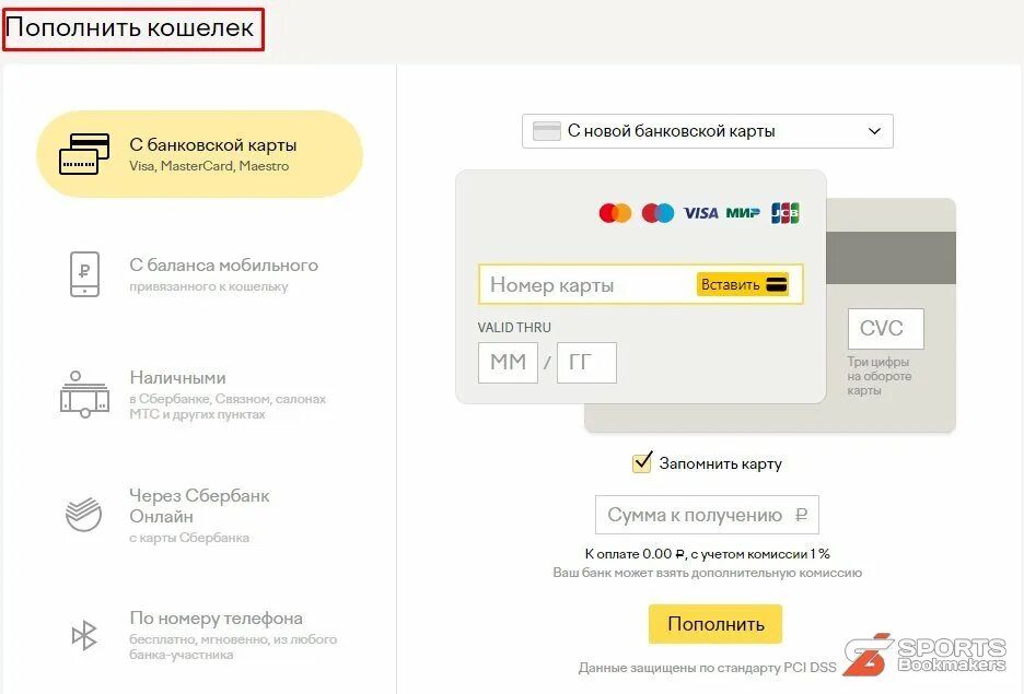 Кошелек как оплачивать картой