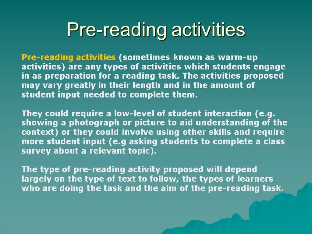 Pre reading activities. Pre while Post reading activities. Activities презентация. Презентация while-reading activity.